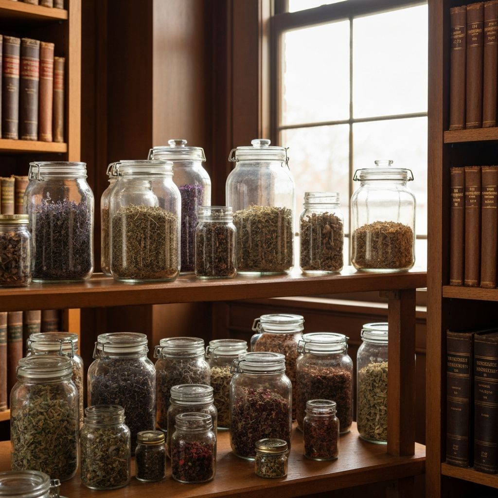 Collection de plantes médicinales